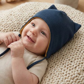   Pinokio - Secret Forest fülecskés kisfiú sapka sötétkék 62