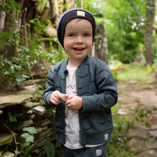 Pinokio - Le Tigre cipzáras kisfiú pulcsi zöld 68