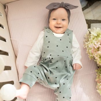 Pinokio - Tres Bien kislány kantáros nadrág zöld 86