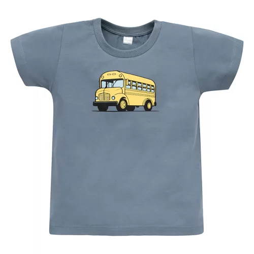 Pinokio - Fun Time kisfiú rövid ujjú póló busz kék 122