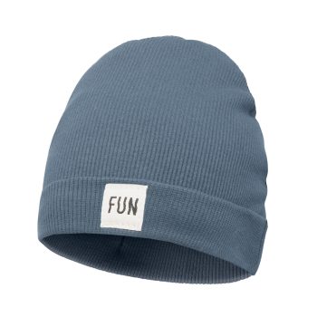 Pinokio - Fun Time kisfiú bordázott sapka kék 98/104