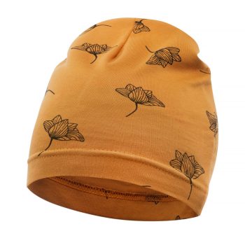   Pinokio - Magic Vibes kislány beanie sapka virágok sárga 110/122