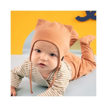 Pinokio - Olivier kisfiú megkötős sapka bézs 62