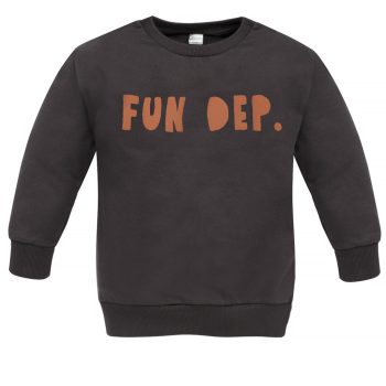 Pinokio - Olivier kisfiú pulcsi sötétbarna 98