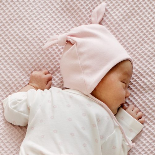 Pinokio - Lovely Day kislány megkötős fülecskés sapka rózsaszín 56