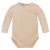 Pinokio - Lovely Day uniszex bordázott baba body bézs 56