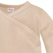 Pinokio - Lovely Day uniszex bordázott baba body bézs 56