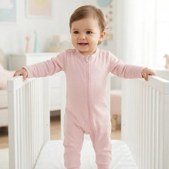   Pinokio - Lovely Day cipzáras lábfej nélküli kislány rugdalózó rózsaszín 62