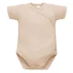 Pinokio - Lovely Day uniszex rövid ujjú baba body bézs 56