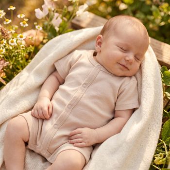 Pinokio - Lovely Day uniszex baba napozó bézs 56