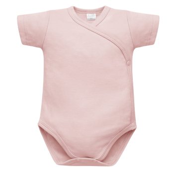   Pinokio - Lovely Day kislány rövid ujjú baba body rózsaszín 50