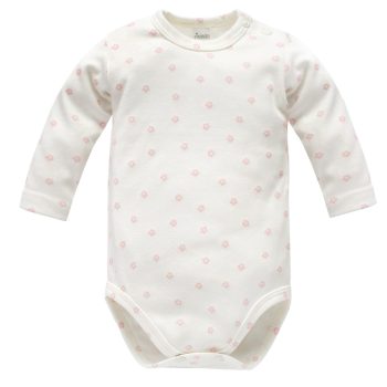 Pinokio - Lovely Day kislány body virág ekrü 68