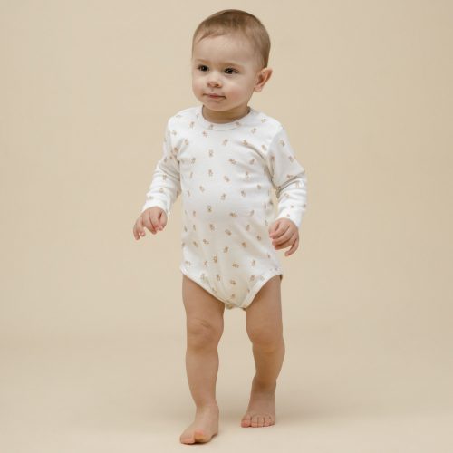 Pinokio - Lovely Day uniszex body maci ekrü 68