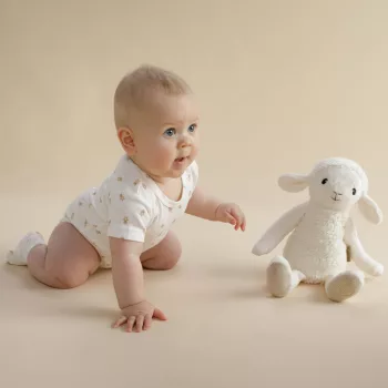 Pinokio - Lovely Day uniszex rövid ujjú body maci ekrü 68