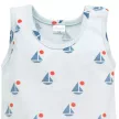 Pinokio - Sailor kisfiú ujjatlan body kék 62