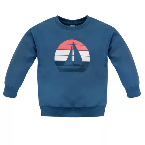 Pinokio - Sailor kisfiú pulcsi kék 110