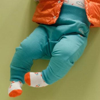 Pinokio - Orange Flip kisfiú leggings türkiz 62