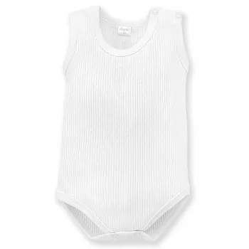 Pinokio - Lovely Day uniszex bordázott ujjatlan body 80