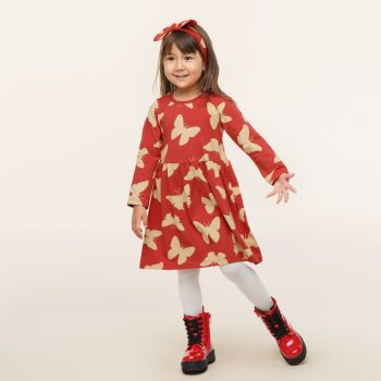 Pinokio - Imagine kislány ruha tégla 104