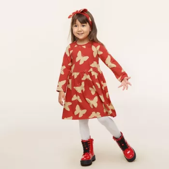 Pinokio - Imagine kislány ruha tégla 116