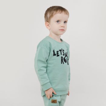 Pinokio - Lets Rock kisfiú pulcsi zöld 62