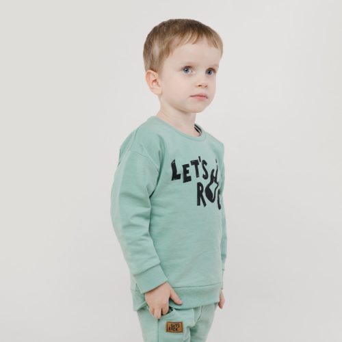 Pinokio - Lets Rock kisfiú pulcsi zöld 86