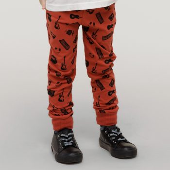 Pinokio - Lets Rock kisfiú leggings tégla 98