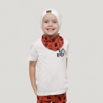 Pinokio - Lets Rock kisfiú rövid ujjú póló ekrü 74