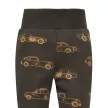 Pinokio - Old Cars kisfiú lábfejes nadrág autók barna 50