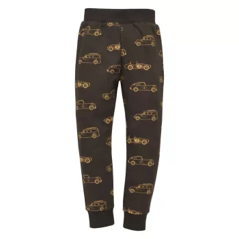 Pinokio - Old Cars kisfiú leggings autó barna 80