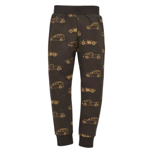 Pinokio - Old Cars kisfiú leggings autó barna 62