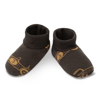   Pinokio - Old Cars kisfiú textil cipőcske autó barna 56/62