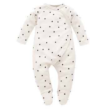 Pinokio - Tres Bien kislány patentos rugdalózó ekrü 62