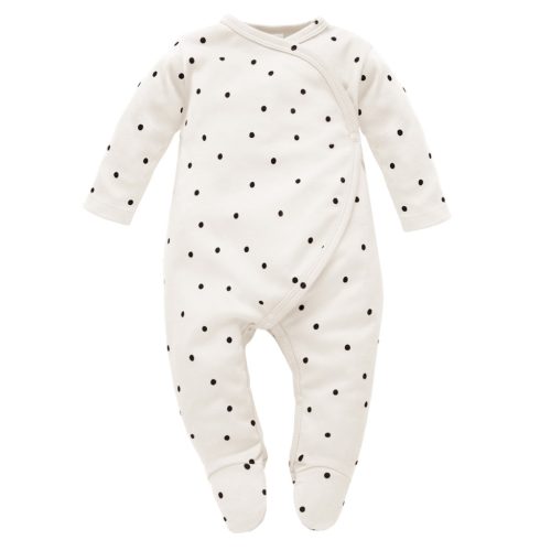 Pinokio - Tres Bien kislány patentos rugdalózó ekrü 62