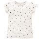 Pinokio - Tres Bien kislány rövid ujjú póló pöttyös ekrü 74