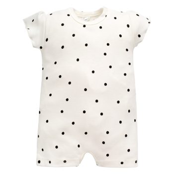 Pinokio - Tres Bien kislány napozó pöttyös ekrü 62