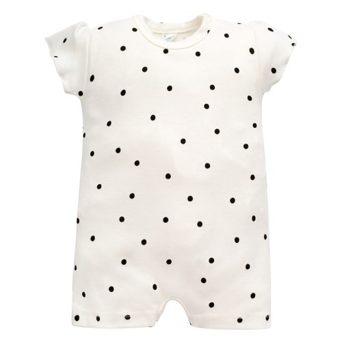 Pinokio - Tres Bien kislány napozó pöttyös ekrü 68