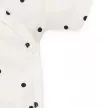 Pinokio - Tres Bien kislány rövid ujjú baba body pöttyös ekrü 62