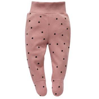   Pinokio - Tres Bien kislány lábfejes nadrág pöttyös rózsaszín 50