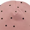 Pinokio - Tres Bien kislány beanie sapka pöttyös rózsaszín 74/80