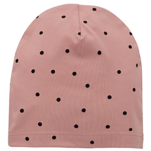 Pinokio - Tres Bien kislány beanie sapka pöttyös rózsaszín 110/122