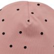 Pinokio - Tres Bien kislány beanie sapka pöttyös rózsaszín 110/122