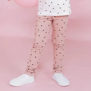   Pinokio - Tres Bien kislány leggings pöttyös rózsaszín 80