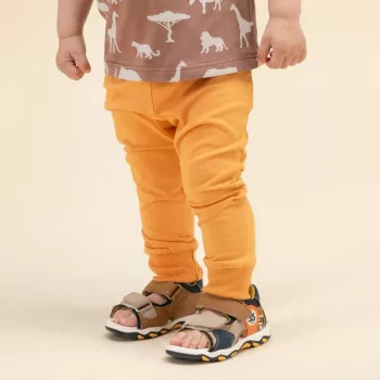 Pinokio - Safari kisfiú leggings narancssárga 80