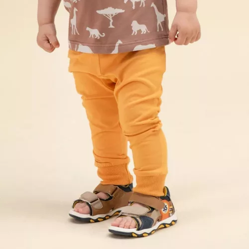 Pinokio - Safari kisfiú leggings narancssárga 68