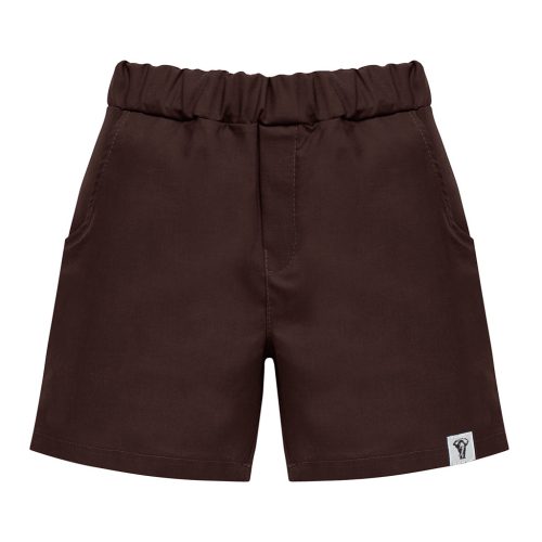 Pinokio - Safari kisfiú szövet rövidnadrág barna 122