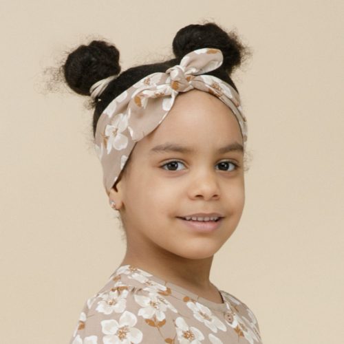 Pinokio - Tres Bien kislány hajpánt virág bézs 98/122