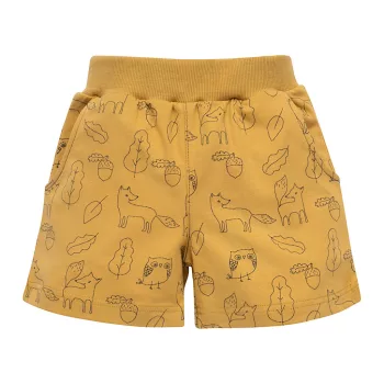   Pinokio - Secret Forest kisfiú rövidnadrág erdő sárga 80