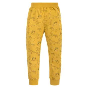 Pinokio - Secret Forest kisfiú leggings erdő sárga 80