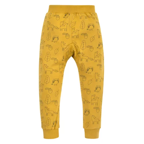 Pinokio - Secret Forest kisfiú baggy leggings erdő sárga 74